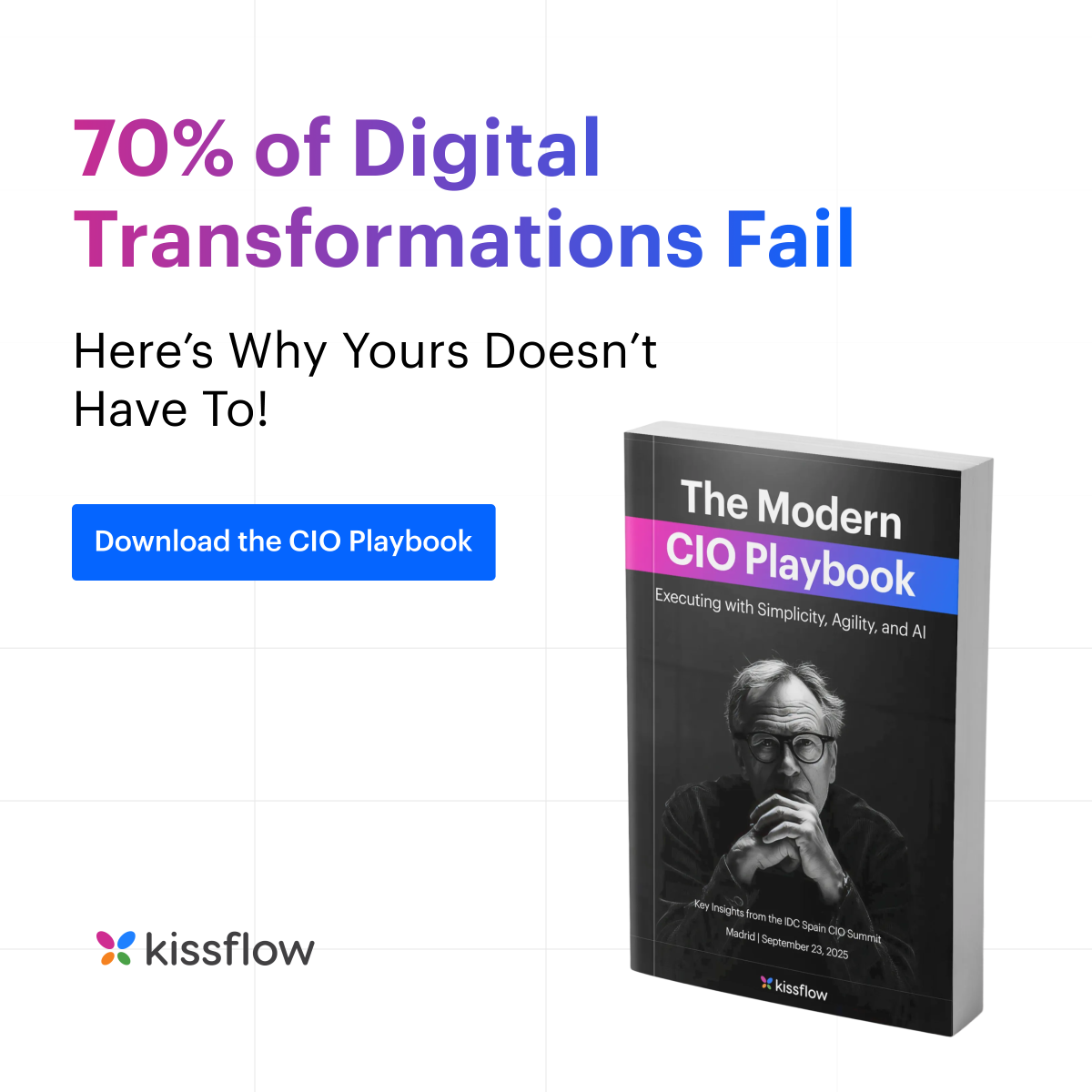 White paid ad about digital transformation failures