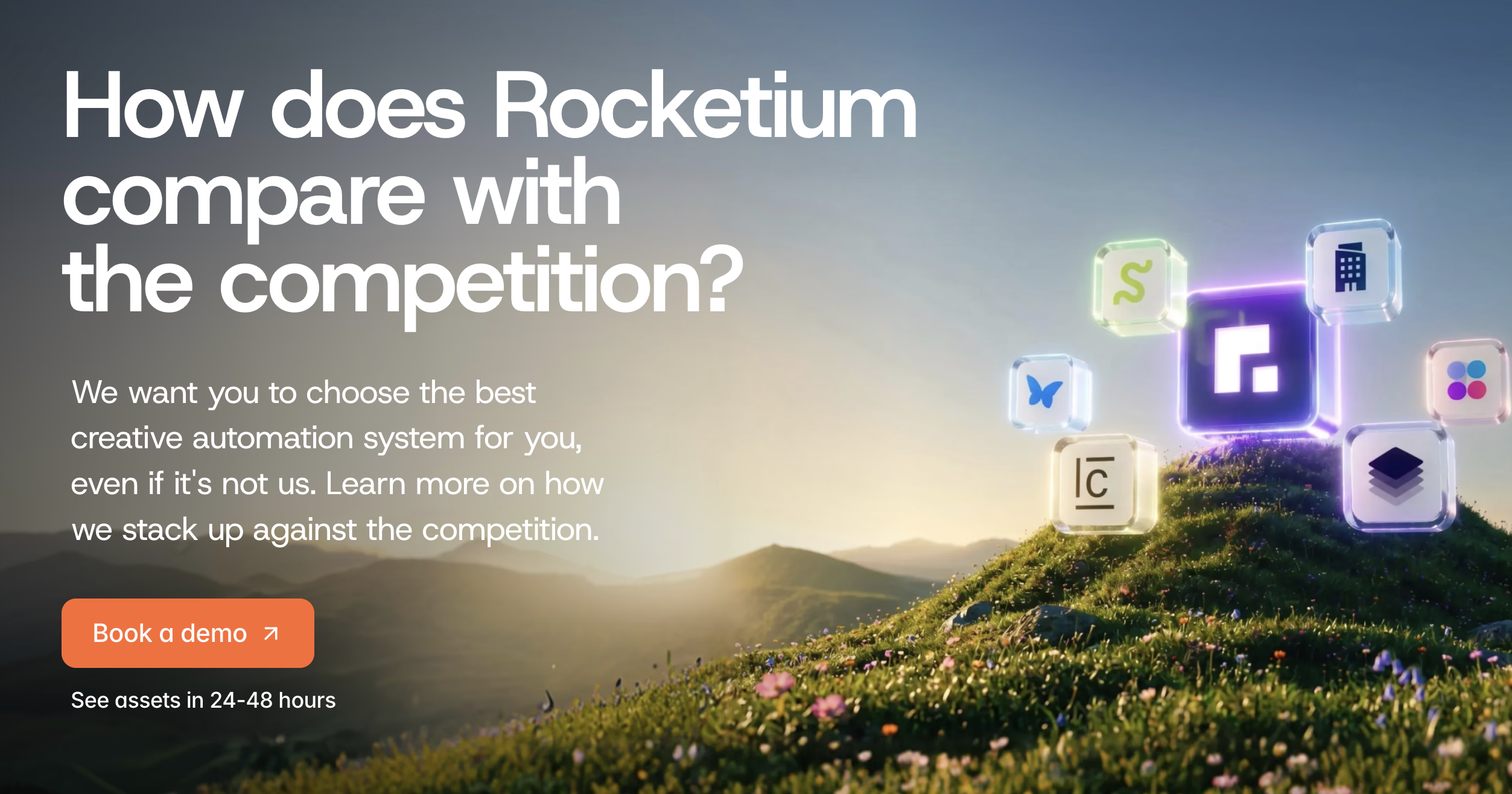 Rocketium Compare page hero