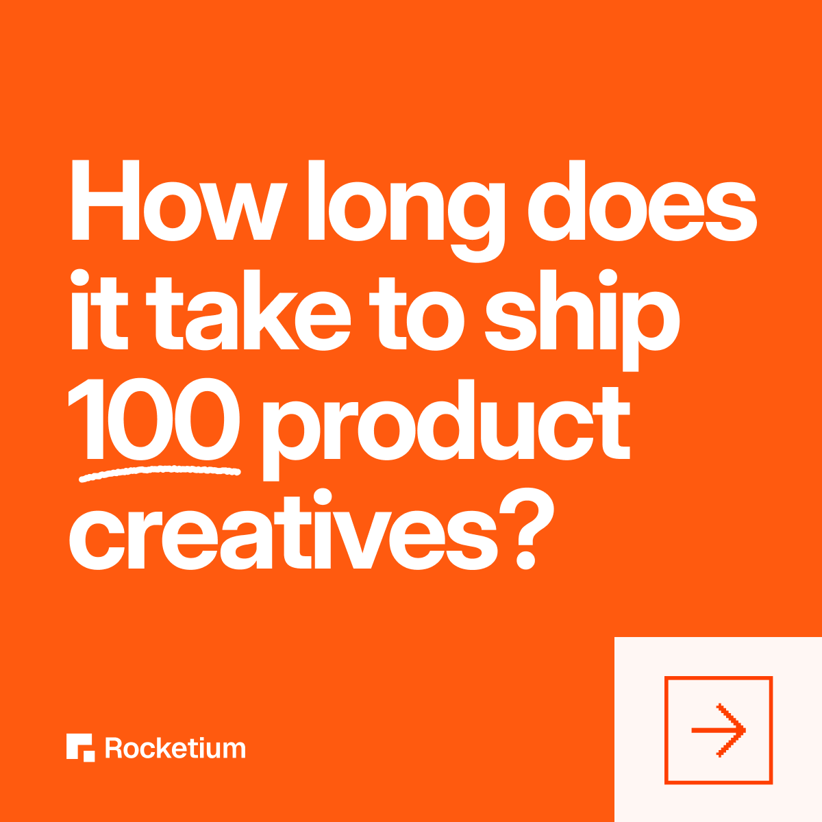 Cover slide for Rocketium LinkedIn ad campaign C2