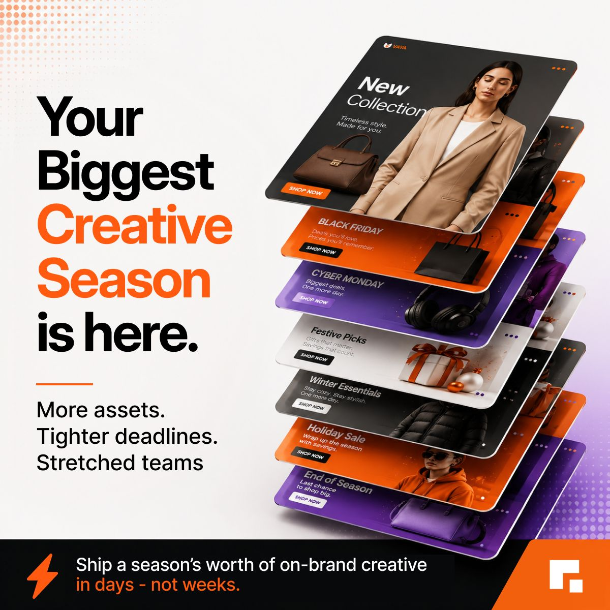Rocketium Biggest Creative Season campaign creative
