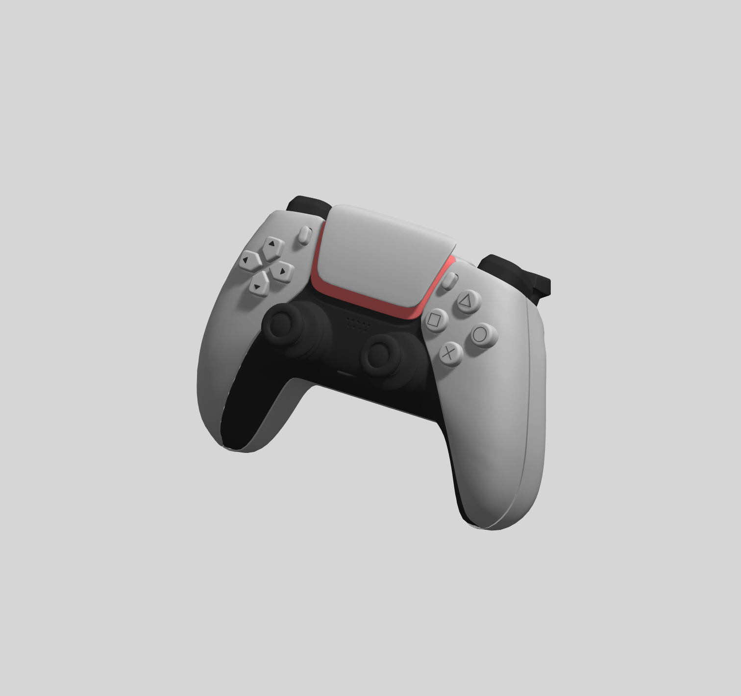 3D render of a game controller